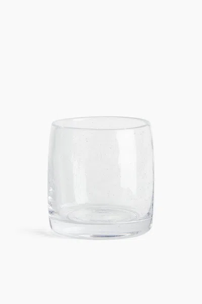 H&m Small Glass Lantern In White