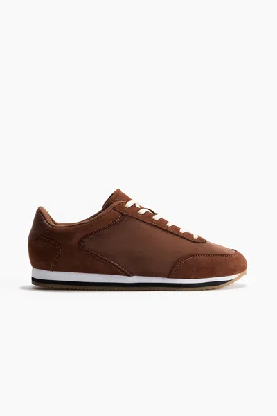 H&m Sneakers In Brown