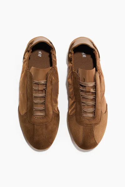 H&m Sneakers In Brown