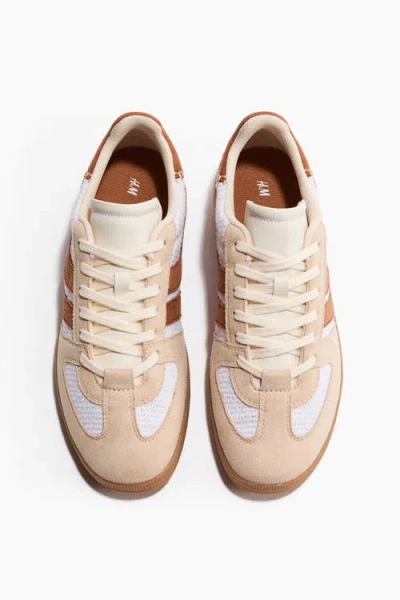 H&m Sneakers In Neutral