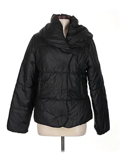 Pre-owned H&m Snow Jacket In Black