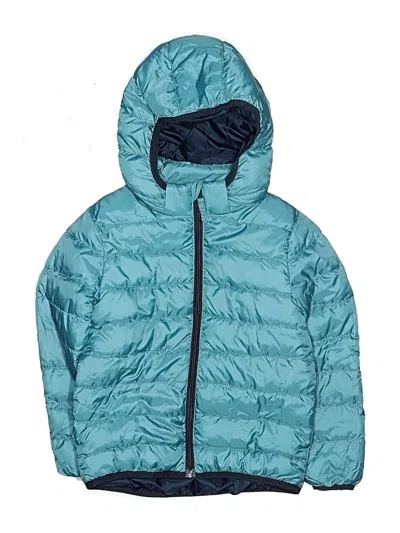 Pre-owned H&m Kids' Snow Jacket In Teal