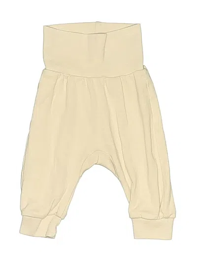 Pre-owned H&m Babies' Snow Pants With Bib In Ivory