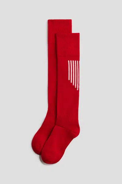 H&m Kids' Soccer Socks In Red