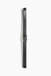 H&m Split Leather Belt In Black