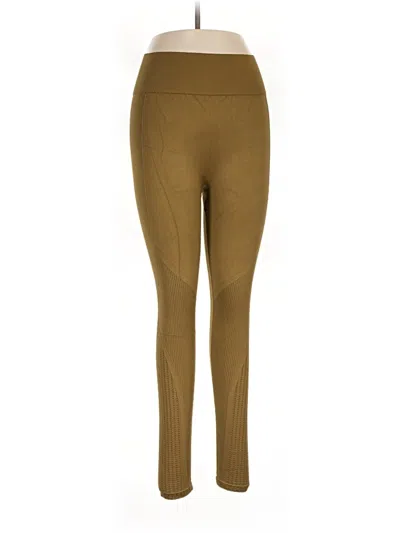 Pre-owned H&m Sport Active Pants In Gold