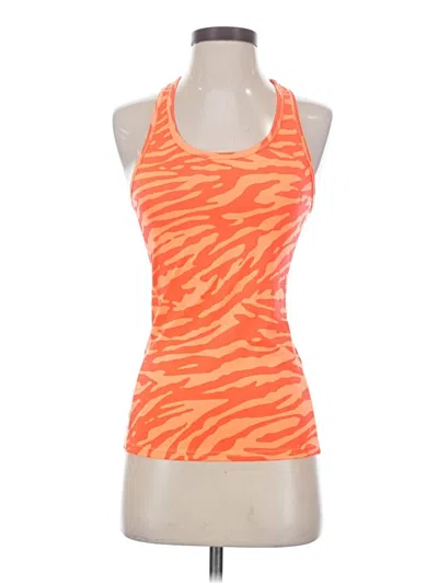 Pre-owned H&m Sport Active Tank Top In Orange