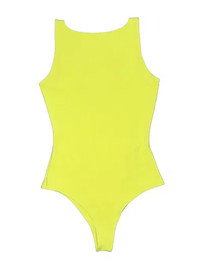 Pre-owned H&m Sport One Piece Swimsuit In Yellow