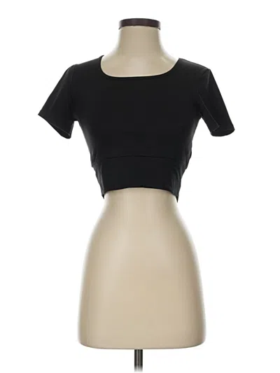 Pre-owned H&m Sport Short Sleeve T-shirt In Black