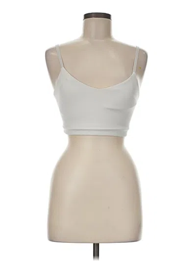 Pre-owned H&m Sport Sleeveless Top Ivory Sweetheart Neckline Tops