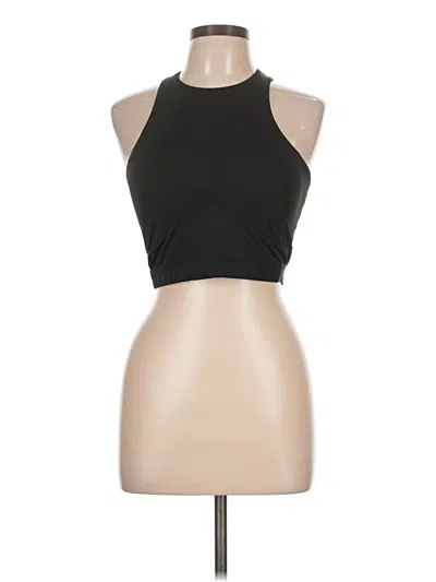 Pre-owned H&m Sport Tank Top Black Halter Neckline Tops