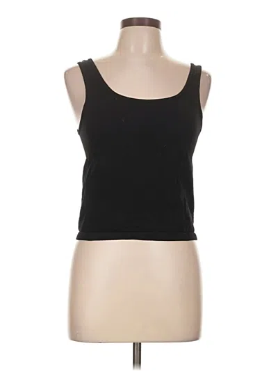 Pre-owned H&m Sport Tank Top Black Strapless Neckline Tops