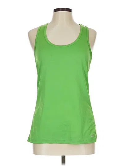 Pre-owned H&m Sport Tank Top Green Halter Neckline Tops