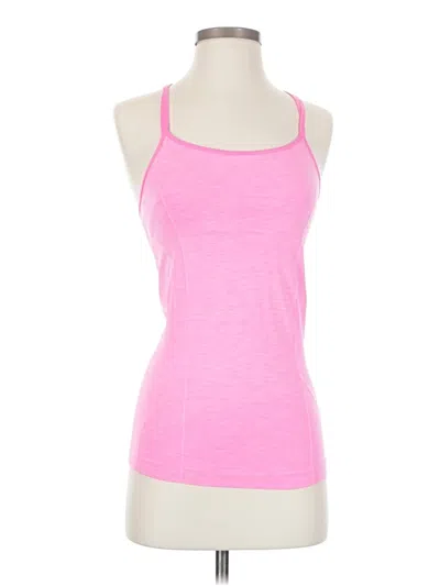 Pre-owned H&m Sport Tank Top Pink Halter Neckline Tops