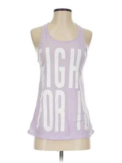 Pre-owned H&m Sport Tank Top Purple Halter Neckline Tops