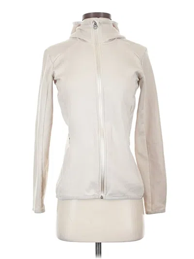 Pre-owned H&m Sport Track Jacket In Ivory