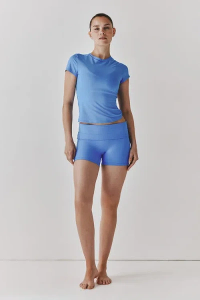 H&m Sports Biker Shorts With Softmove In Blue