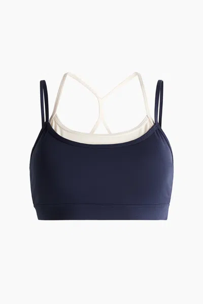 H&m Sports Bra With Softmove In Blue
