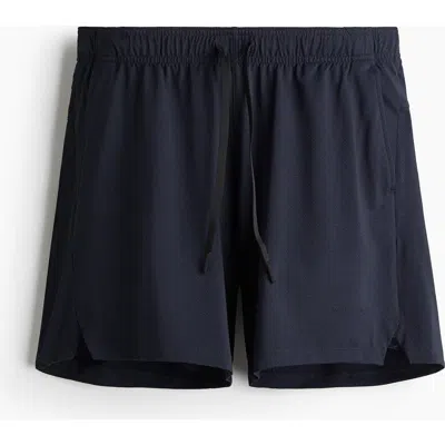 H&m Sports Shorts With Drymove In Blue