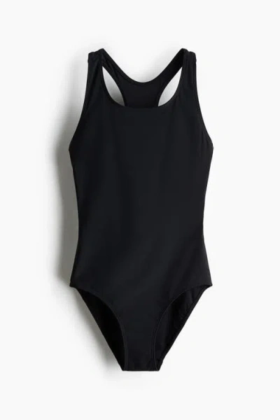 H&m Kids'  Sports Swimsuit In Black