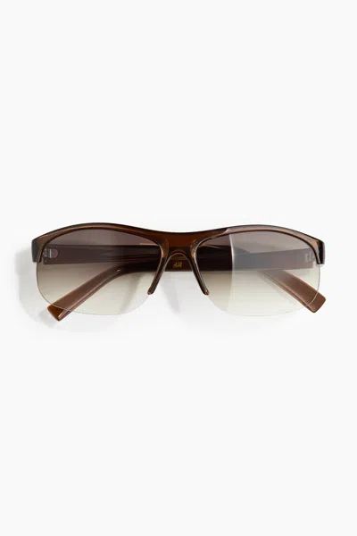 H&m Sporty Sunglasses In Brown