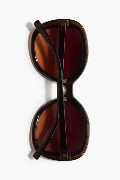 H&m Square Sunglasses In Brown