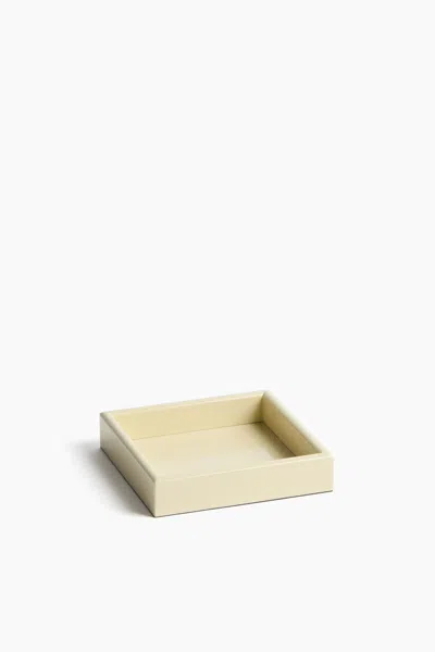 H&m Square Tray In Yellow