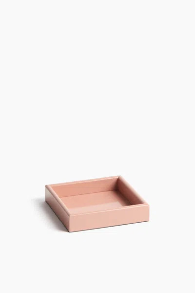 H&m Square Tray In Pink