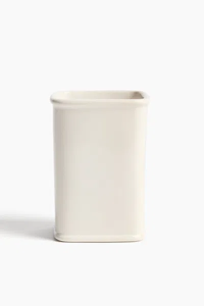 H&m Stoneware Toothbrush Mug In Neutral