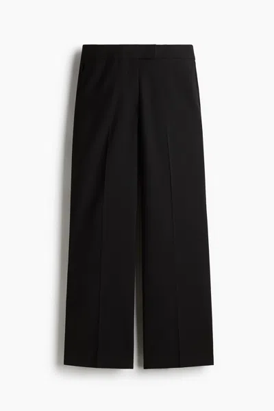 H&m Straight-leg Pants In Black