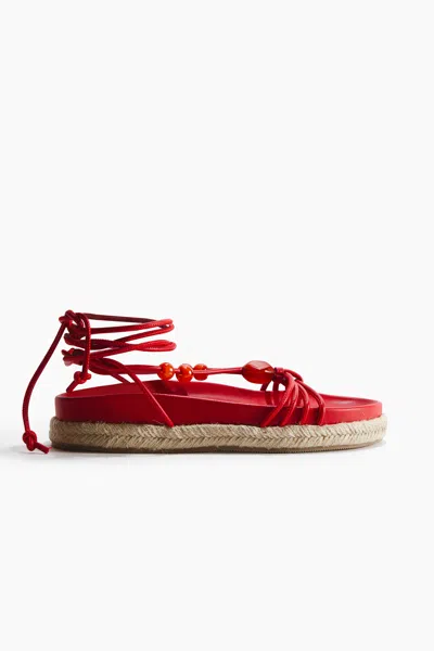 H&m Strappy Espadrilles In Multi