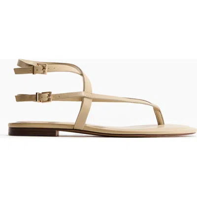 H&m Strappy Sandals In Neutral