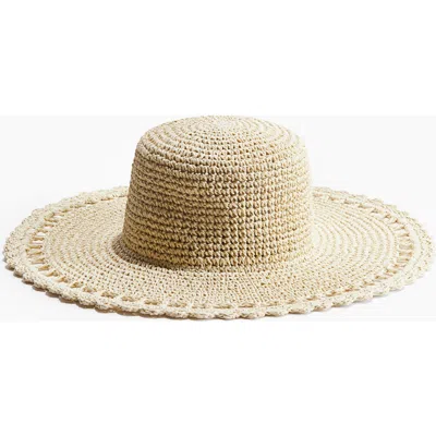 H&m Straw Hat In Sand