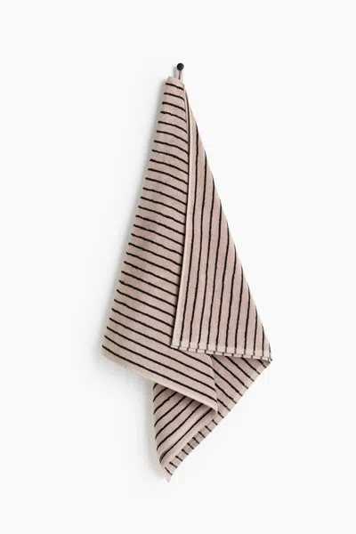 H&m Striped Bath Towel In Multi