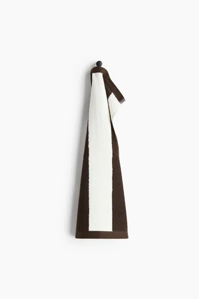 H&m Striped Cotton Terry Guest Towel In Multi