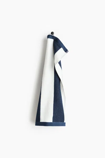 H&m Striped Cotton Terry Guest Towel In Multi