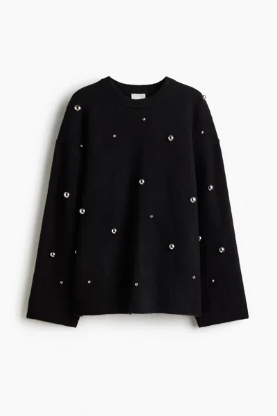 H&m Studded Sweater In Multi