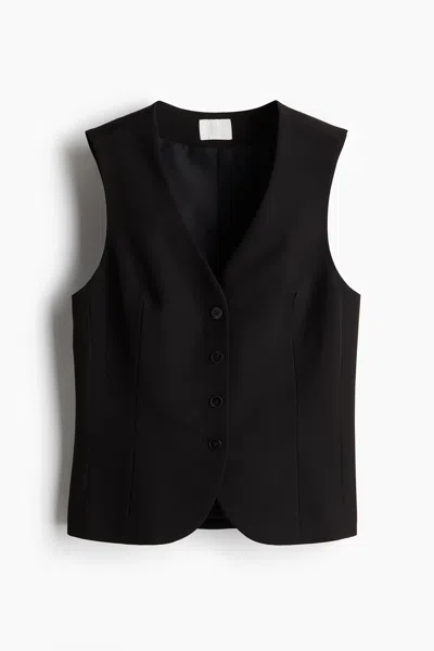 H&m Suit Vest In Black