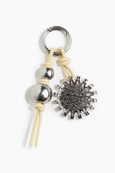 H&m Sun Bag Charm In Silver-colored/sun