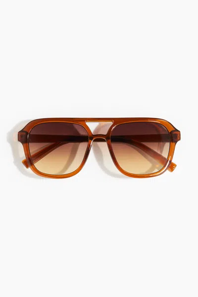 H&m Sunglasses In Brown