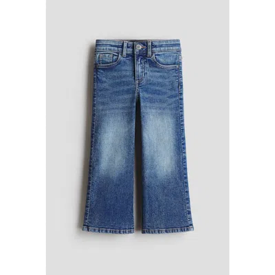 H&m Kids'  Superstretch Wide Leg Jeans In Blue