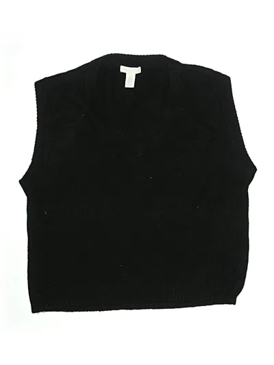Pre-owned H&m Kids' Sweater Vest In Black