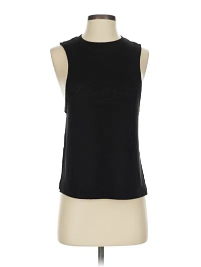 Pre-owned H&m Sweater Vest In Black