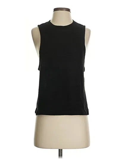 Pre-owned H&m Sweater Vest In Black