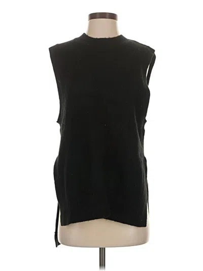 Pre-owned H&m Sweater Vest In Black