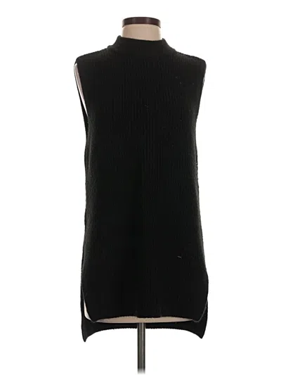Pre-owned H&m Sweater Vest In Black