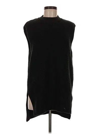 Pre-owned H&m Sweater Vest In Black