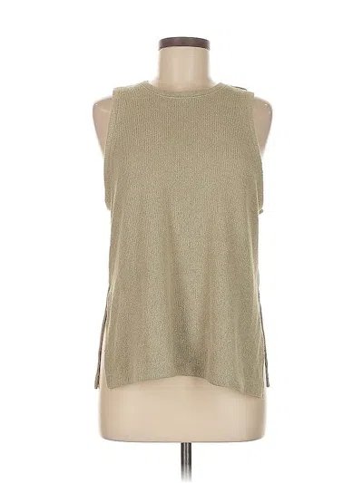 Pre-owned H&m Sweater Vest In Brown