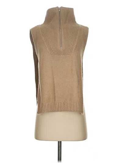 Pre-owned H&m Sweater Vest In Brown