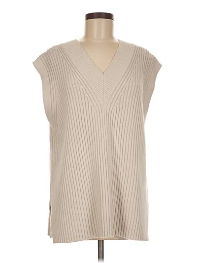 Pre-owned H&m Sweater Vest In Brown